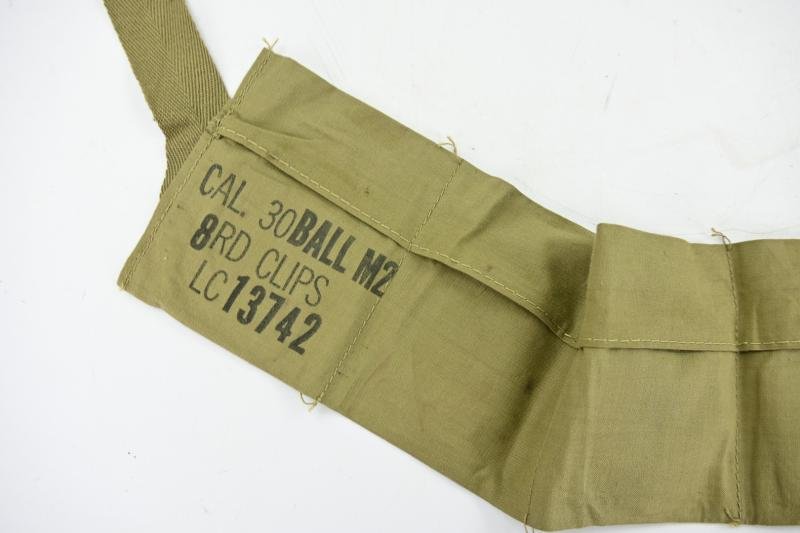 US WW2 M1 Rifle Ammo Bandoleer .30 Cal — image 2