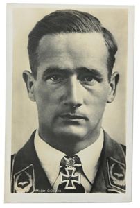 German LW Postcard Gordon Gollob