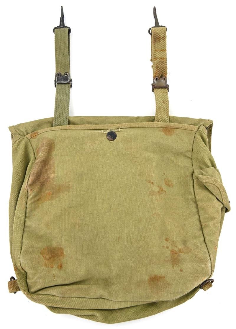 US WW2 Named 4th Armored Division Musset Bag — image 2