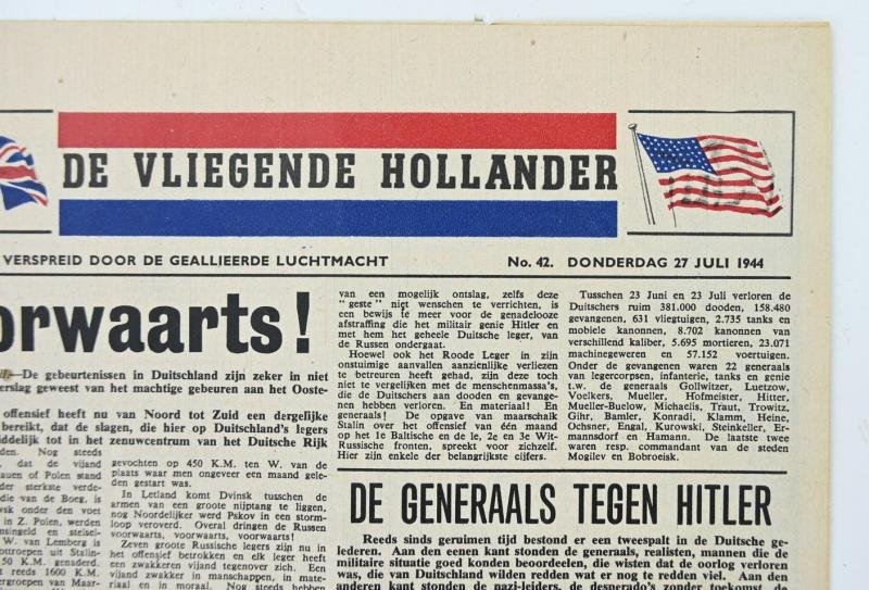 Allied/Dutch Flyer 'De Vliegende Hollander' 27 July 1944 — image 2