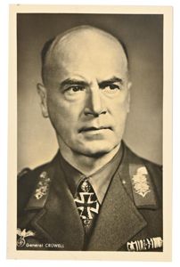 German WH Postcard Ludwig Cruwell