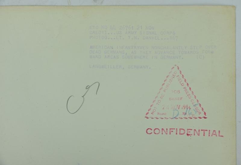 US WW2 Press Photo 'Langweiler Germany' — image 5