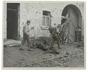 US WW2 Press Photo 'Langweiler Germany'