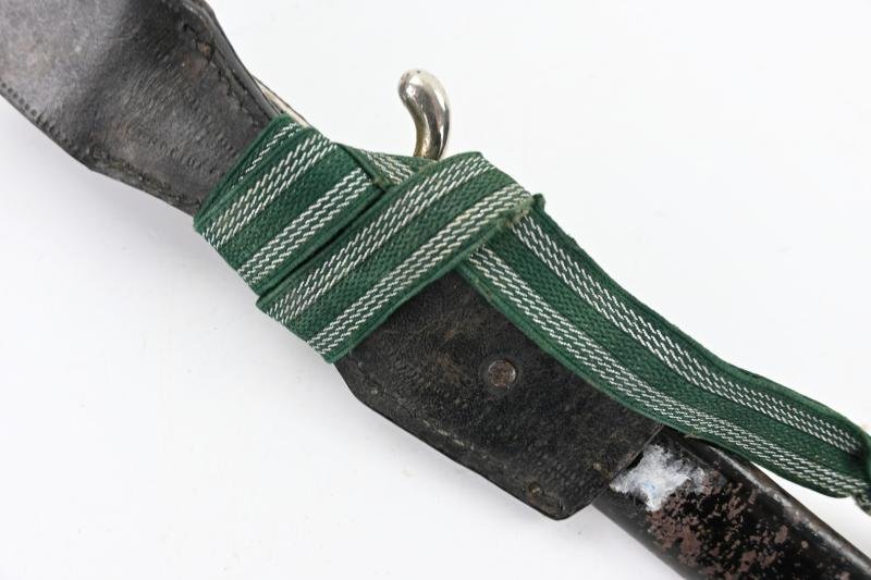 German K98 Parade Dress Bayonet with Frog and Portopee — image 4
