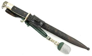 German K98 Parade Dress Bayonet with Frog and Portopee