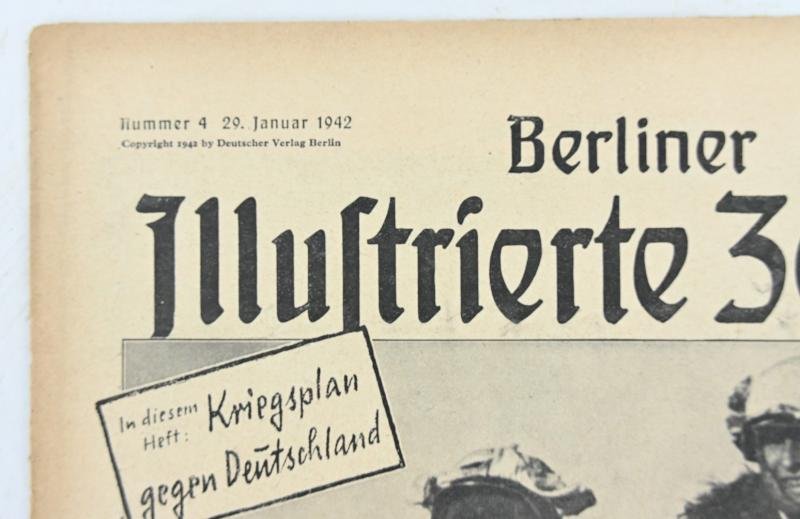 German Berliner Illustrierte Zeitung Newspaper 1942 — image 2