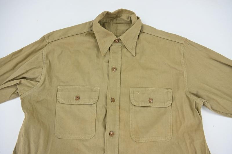 US WW2 EM Rayon Shirt — image 5