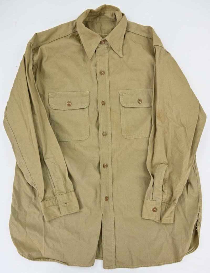 US WW2 EM Rayon Shirt — image 6