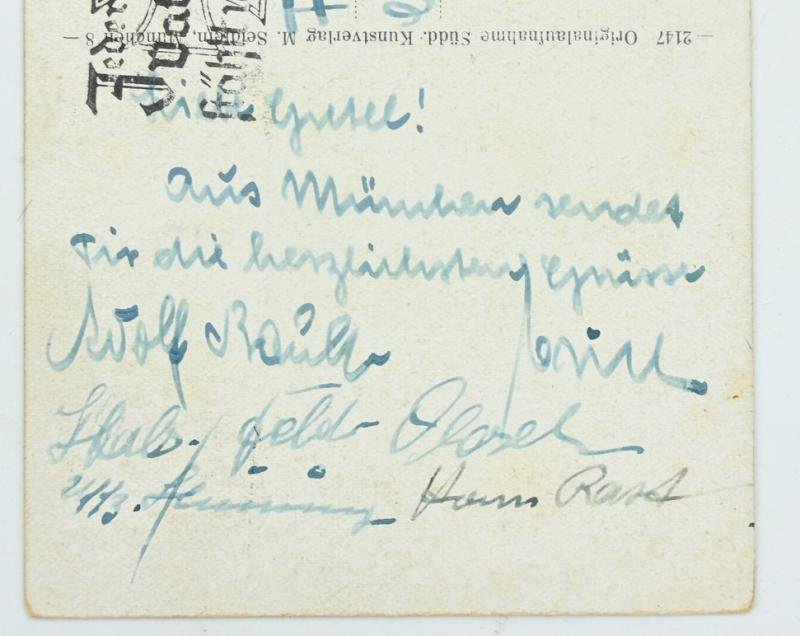 German NSDAP Postcard 'Feldhernhalle' — image 4