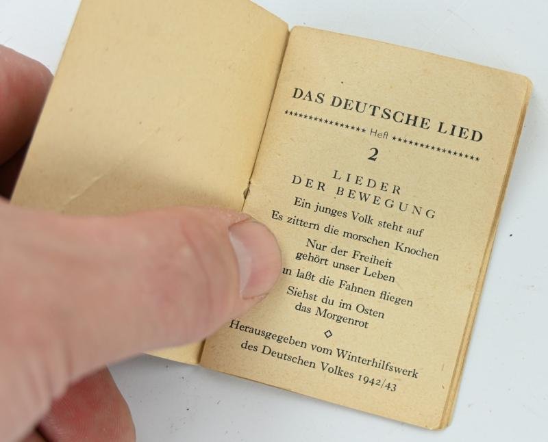 German WHW Pocket Booklet 'Das Deutsche Lied' — image 2