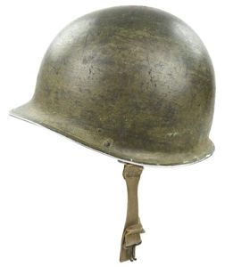 US WW2 Fixed bale Combat Helmet