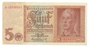 German Third Reich period Banknote