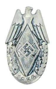 German Hitler Youth 1936 Badge