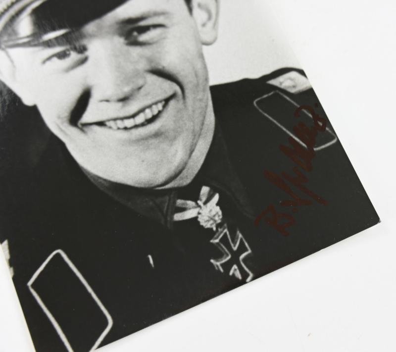 Signature of Wehrmacht Heer KC&OLC Recipient 'Bobo Spranz' — image 2