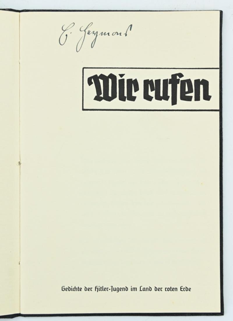 German Hitler Youth Poetry Book 'Wir Rufen' — image 4