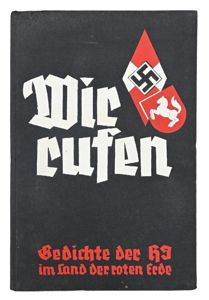 German Hitler Youth Poetry Book 'Wir Rufen'