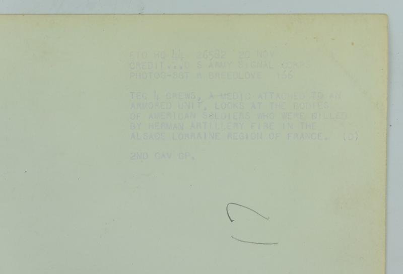 US WW2 Press Photo 'Elsace' — image 5