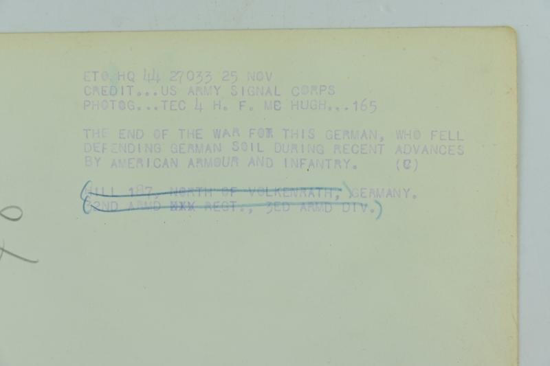 US WW2 Press Photo 'Hill 187 Volkenrath' — image 4