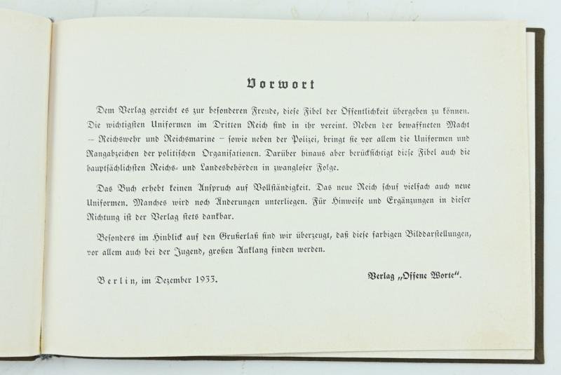 German Third Reich Uniform Fibel 1933 — image 3