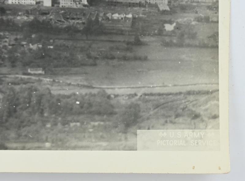 US WW2 Signal Corps Photo 'City of Aachen' 1944 — image 2