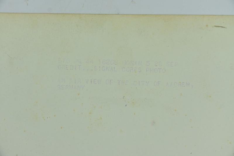 US WW2 Signal Corps Photo 'City of Aachen' 1944 — image 5