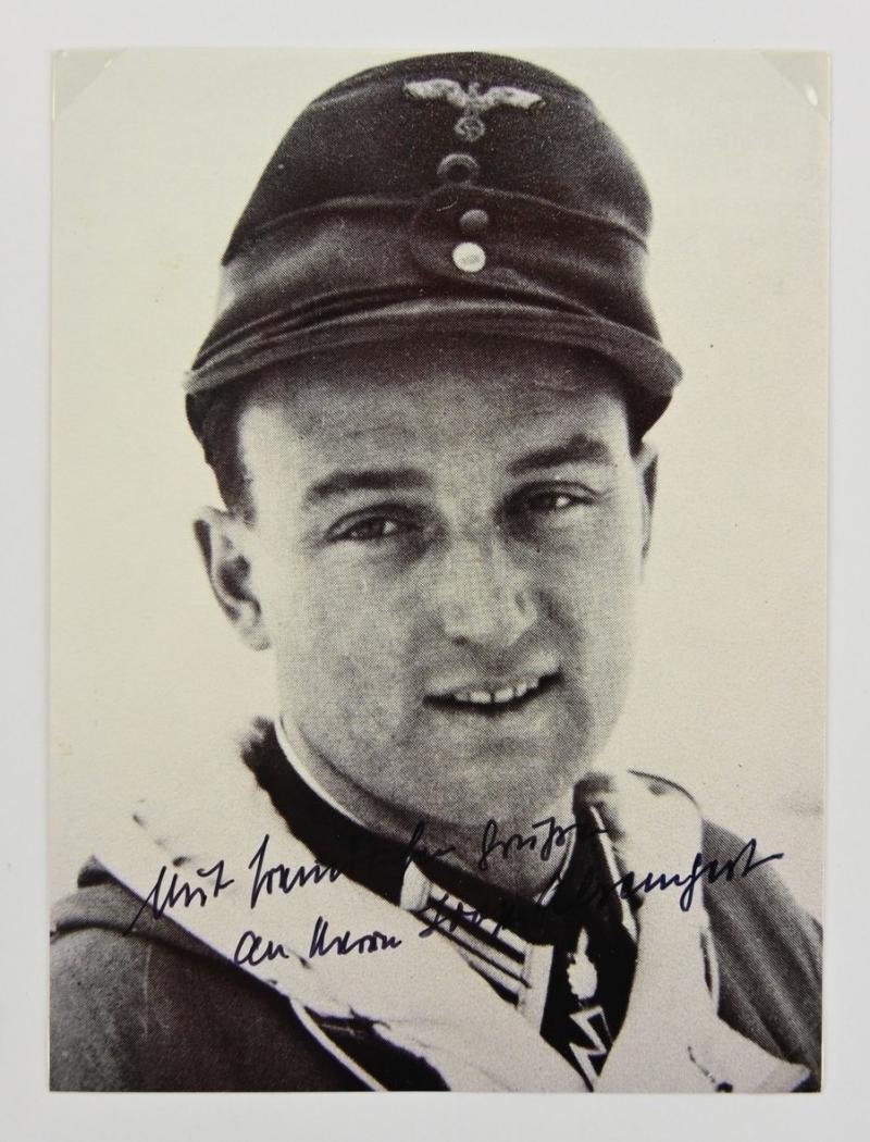 Signature of Wehrmacht Heer KC&OLC Recipient 'Josef-Georg Mulzer ' — image 6