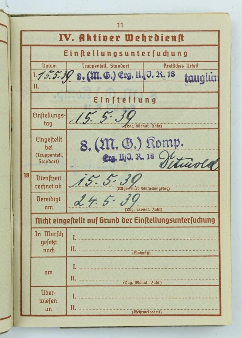 German WH Wehrpass, Deathcard and Iron Cross 'Theo Baum' — image 12