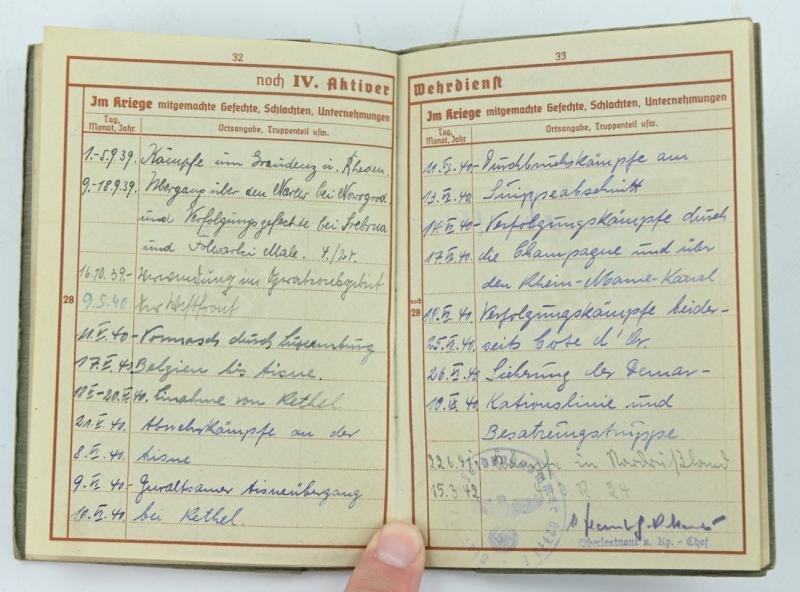 German WH Wehrpass, Deathcard and Iron Cross 'Theo Baum' — image 14