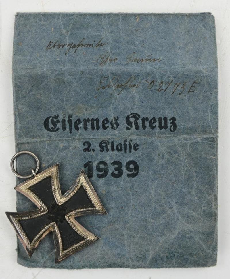 German WH Wehrpass, Deathcard and Iron Cross 'Theo Baum' — image 2