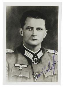 Signature of Wehrmacht Heer KC Recipient 'Paul Audorff'