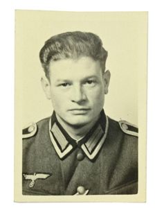 German WH Portrait Picture Wehrpass Size