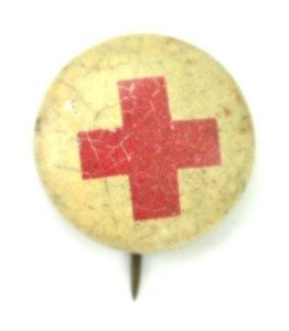 German DRK Red Cross Stickpin