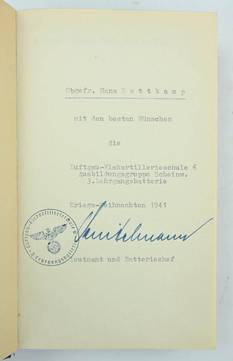 German Signed Book Hermann Göring - Werk und Mensch — image 2