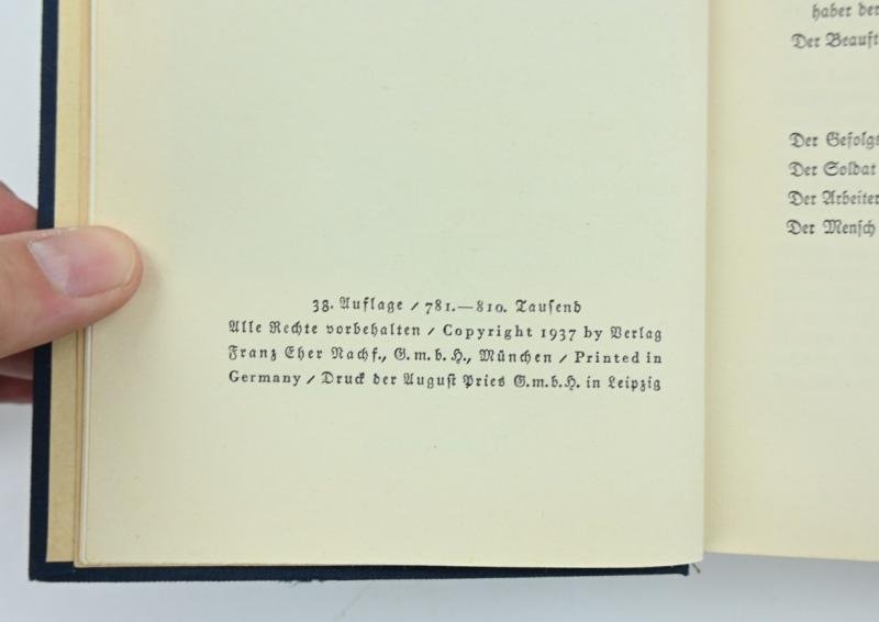 German Signed Book Hermann Göring - Werk und Mensch — image 4