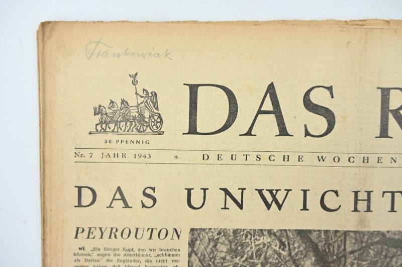 German Newspaper 'Das Reich' 14 February 1943 — image 3