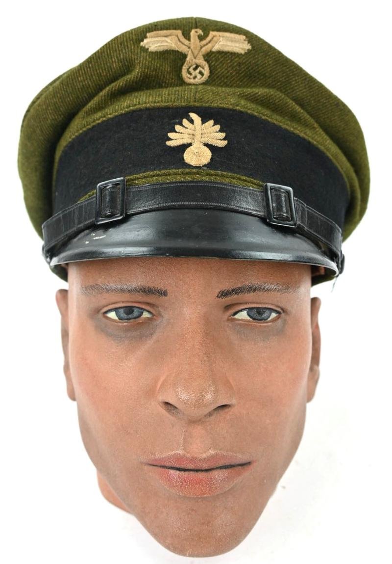 Dutch SS Landstorm Nederland Visor Cap — image 11