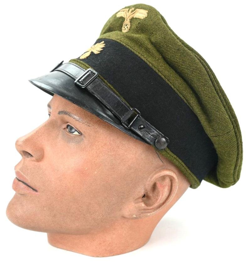 Dutch SS Landstorm Nederland Visor Cap — image 12