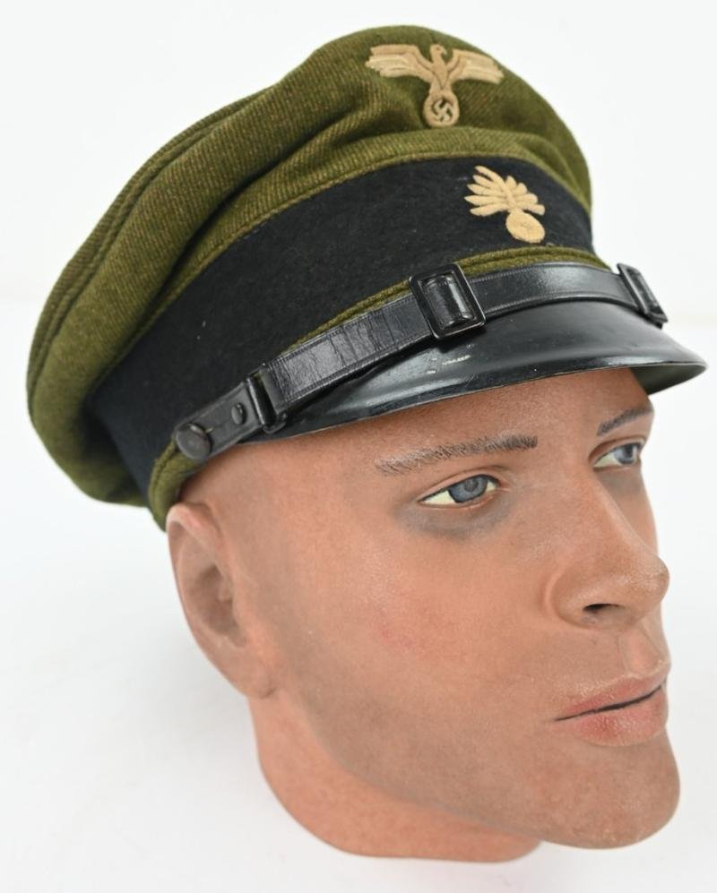 Dutch SS Landstorm Nederland Visor Cap — image 16