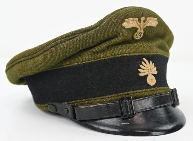 Dutch SS Landstorm Nederland Visor Cap — image 5