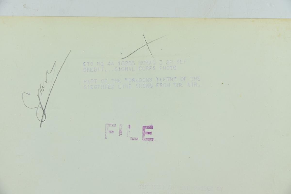 US WW2 Press Photo 'Siegfried Line' — image 6