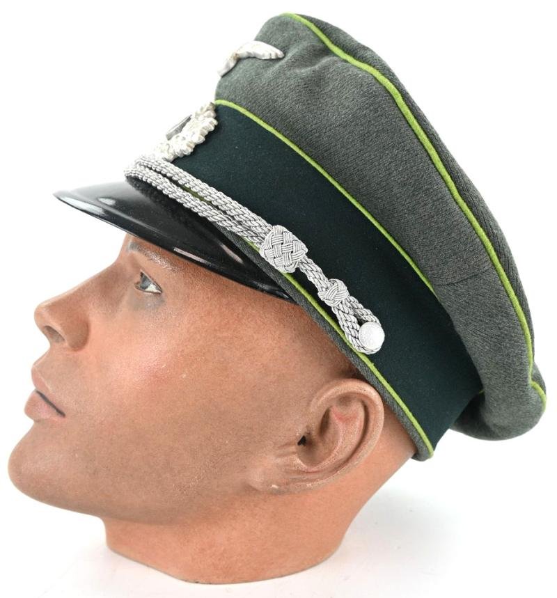 German WH Officer Visor Cap 'Panzergrenadier' — image 11