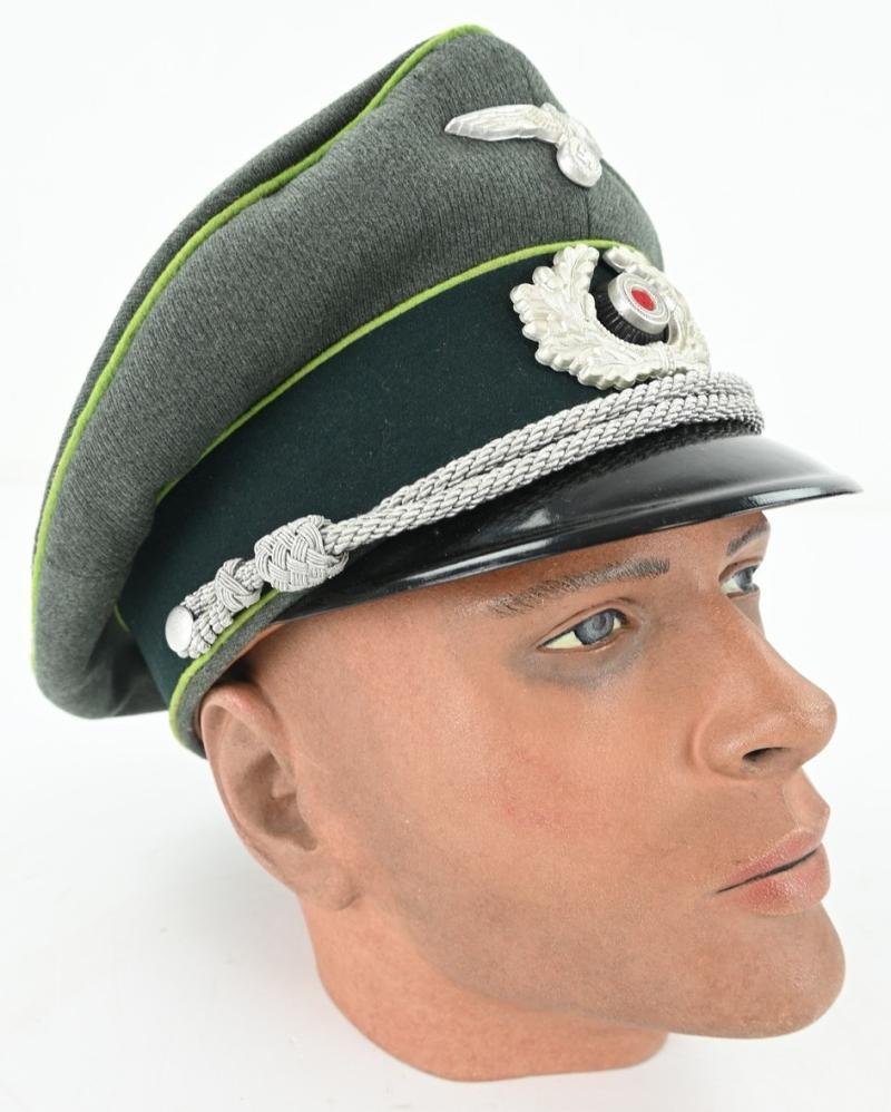 German WH Officer Visor Cap 'Panzergrenadier' — image 14