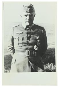 Signature of Wehrmacht Heer KC Recipient 'Kurt Brennecke'