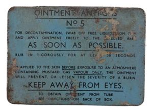 British WW2 Anti-gas Ointment No.5