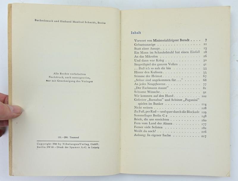 German Book 'Wir beginnen das Wunschkonzert für die Wehrmacht'' — image 4