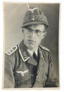 German LW NCO Portait Picture
