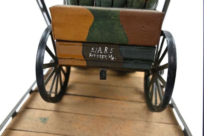 German WH Elastolin Horse Drawn Wagon with bridge — image 12