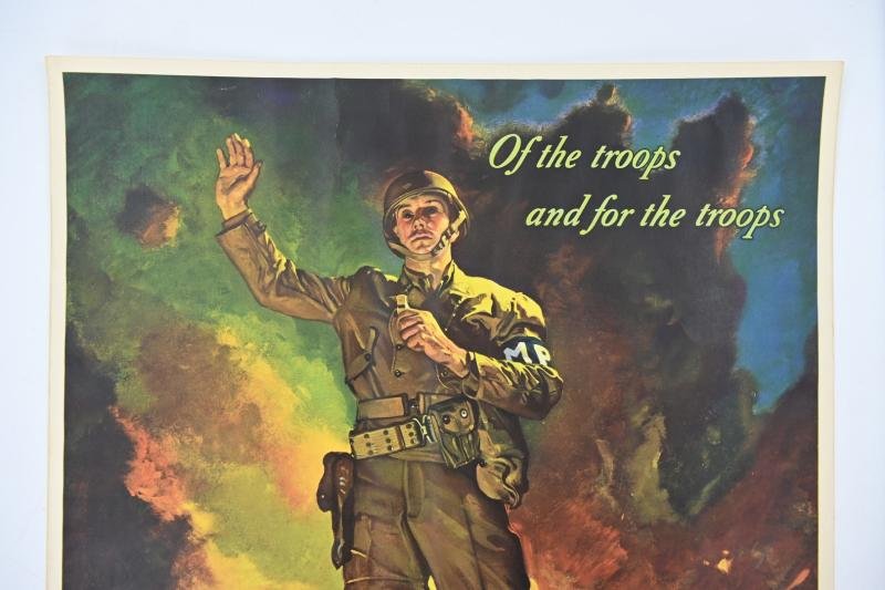 US WW2 Military Police Recruitement Poster — image 8