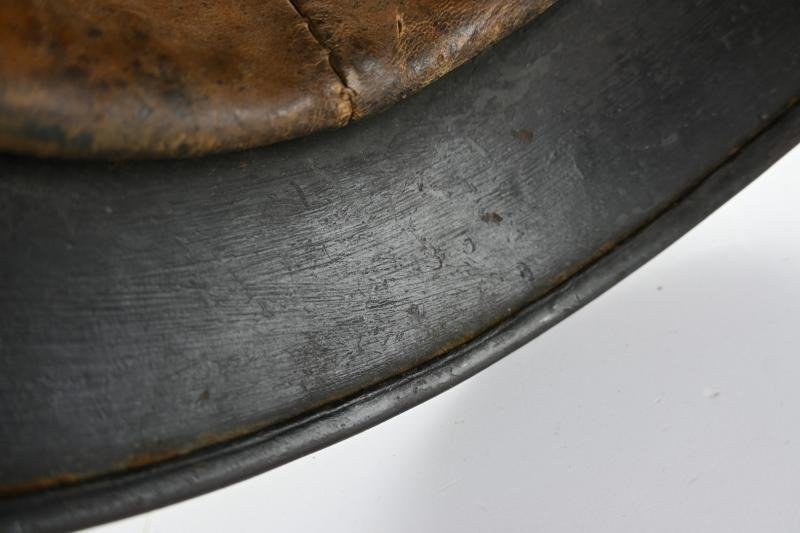 German KM M35 Coastal Artillery Camo Combat Helmet — image 12