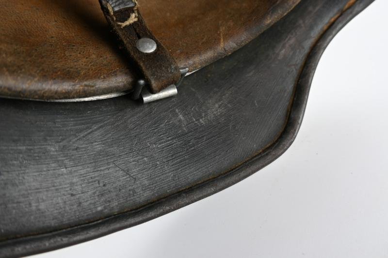 German KM M35 Coastal Artillery Camo Combat Helmet — image 13